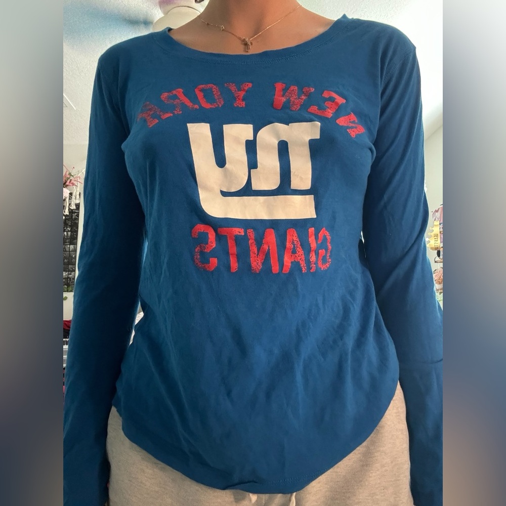 Pink/Victorias Secret New York Giants Long Sleeve